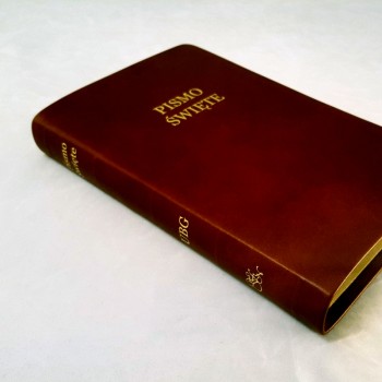Biblia UBG F2 Skóra miękka, indeks, chocolate (Grubszy papier)